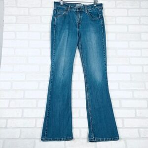 Levi Strauss Signature Stretch Bootcut Jeans‎ Misses 8 Large Medium Wash Denim